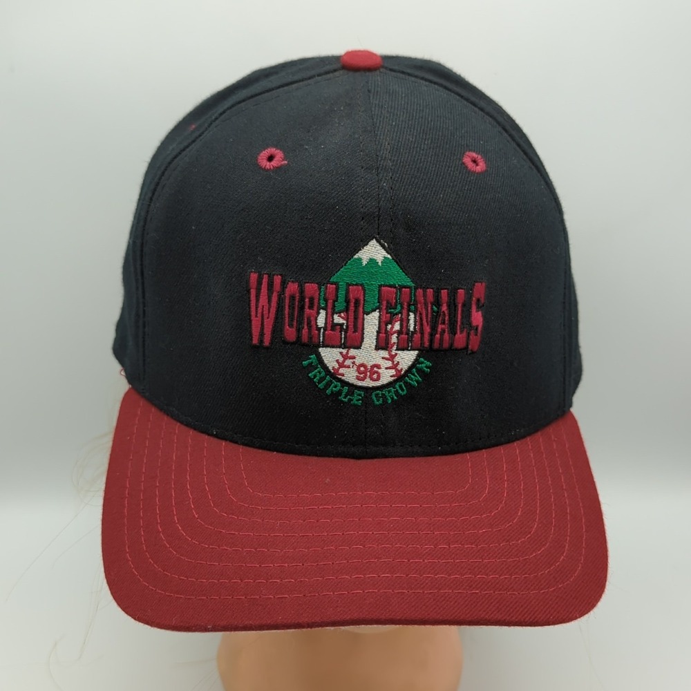 VTG 1996 Triple Crown World Finals Snapback Hat Steamboat Ski New Era USA M/L